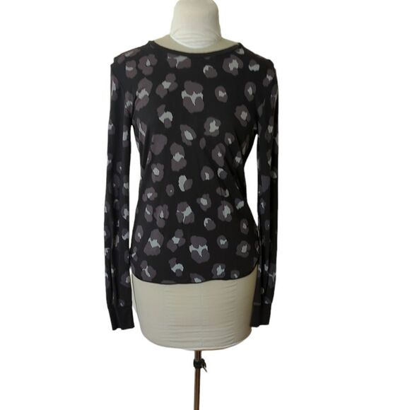 Zoe Karssen Long Sleeve Cheetah T-Shirt - Picture 3 of 6